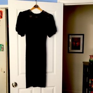Stylish black cocktail dress